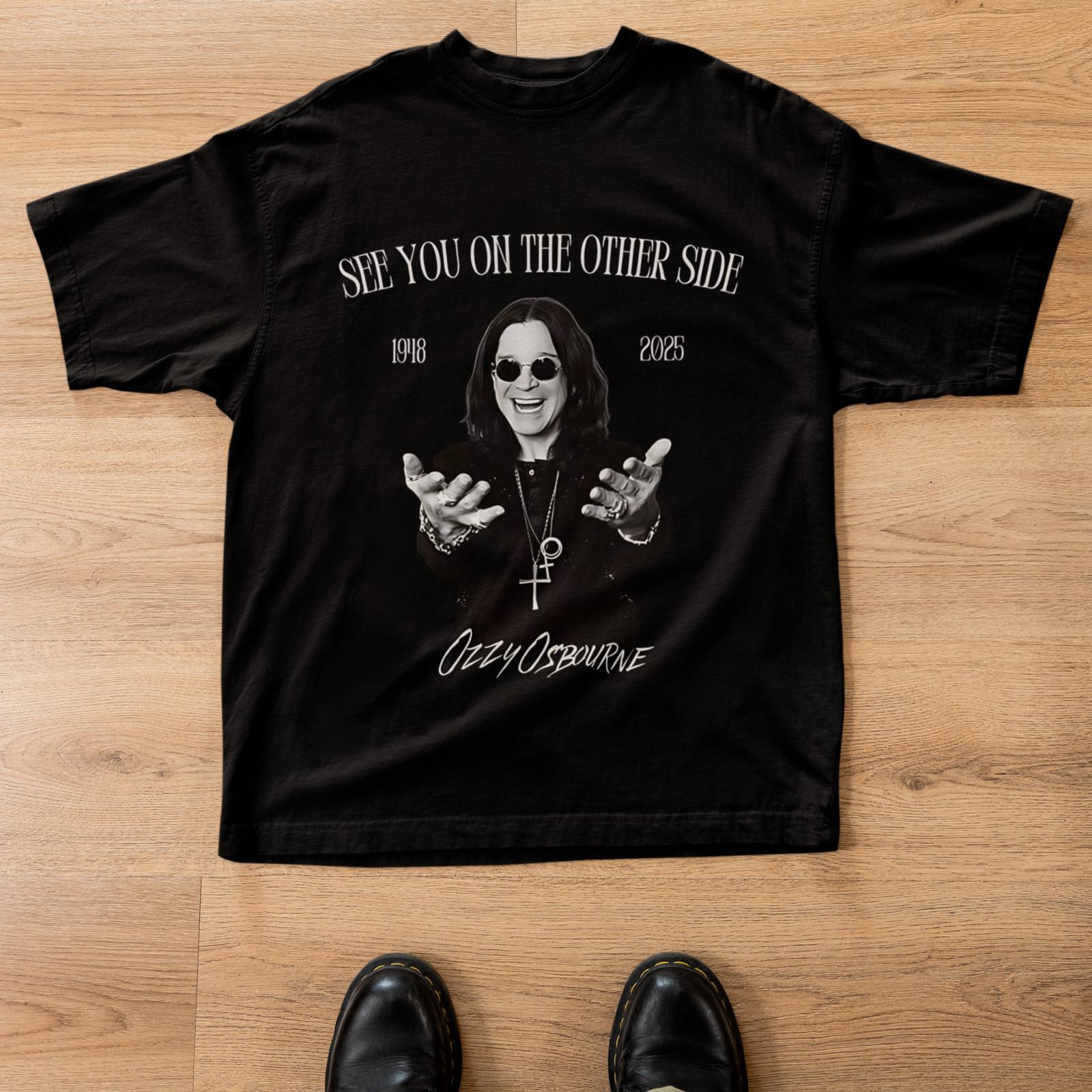 Ozzy Osbourne Tribute Shirt See You On The Other Side Rock Tee M