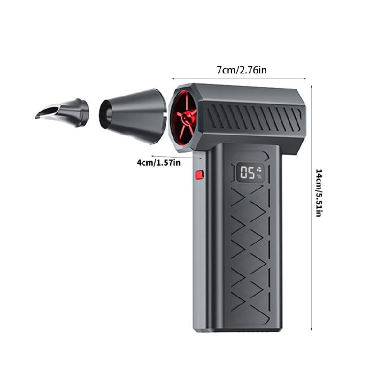 High Speeds Rechargeable Blower with Digital Display Practical Dust Removal Blower for Enhancing Dust Removal Tasks