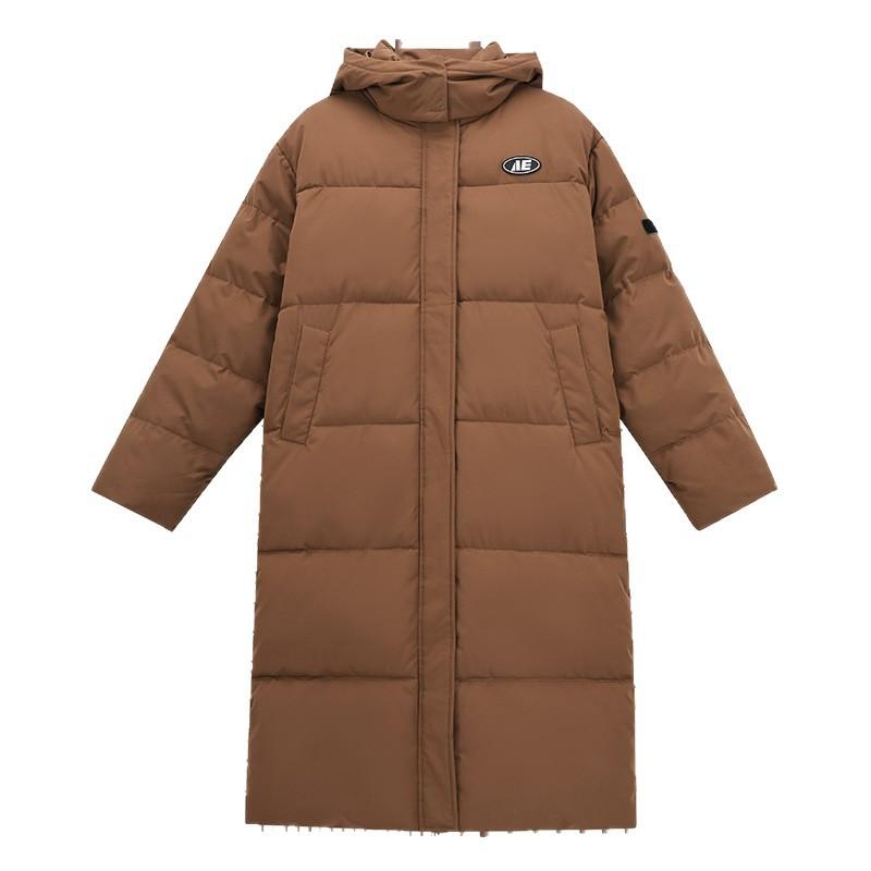 Long Down Cotton-padded Clothes, Winter Korean Version, Black Cotton-padded Clothes, Warm Fashion, Thickened Coat.