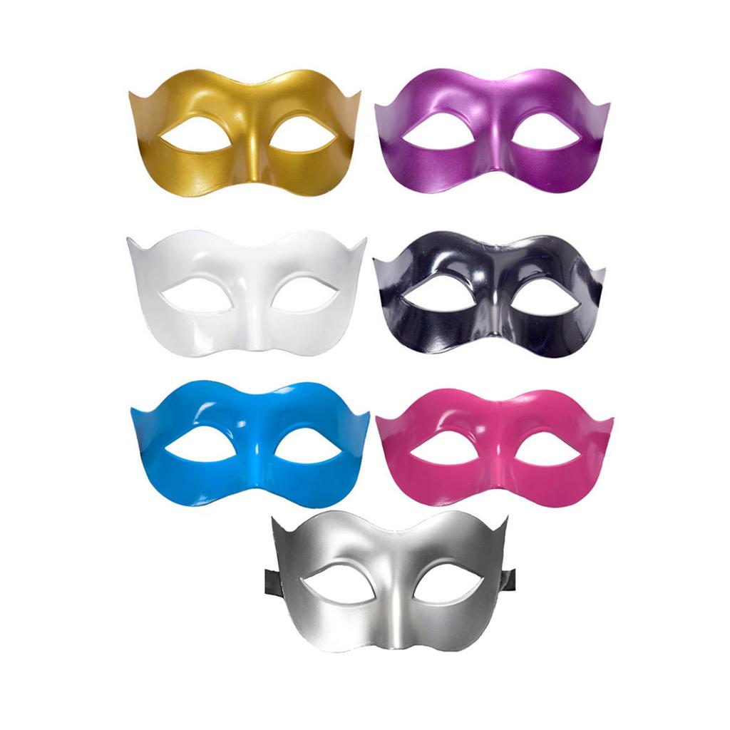 Golden Half Face Men Masquerade Ball Mask Easy Wear Party Accessory Classic Eye Mask for Costume Party Accessory