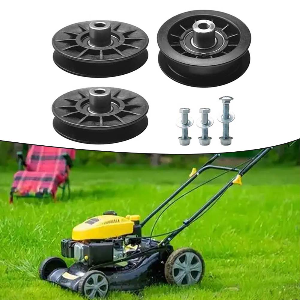 Ersatz-Umlenkrollen-Kit für Aufsitzmäher Enthält Rillenkugellager und Flachrollen Kompatibel mit PB19H42YT PB20H46LT und mehr