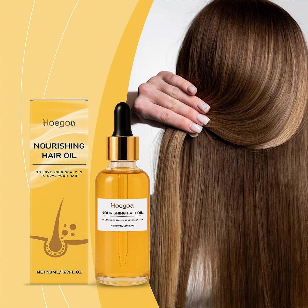 Hoegoa Nourishing Hair Care Essential Oil Nourishes And Strengthens Hair Strands, Moisturizes And Comforts The Scalp, And Protects Hair