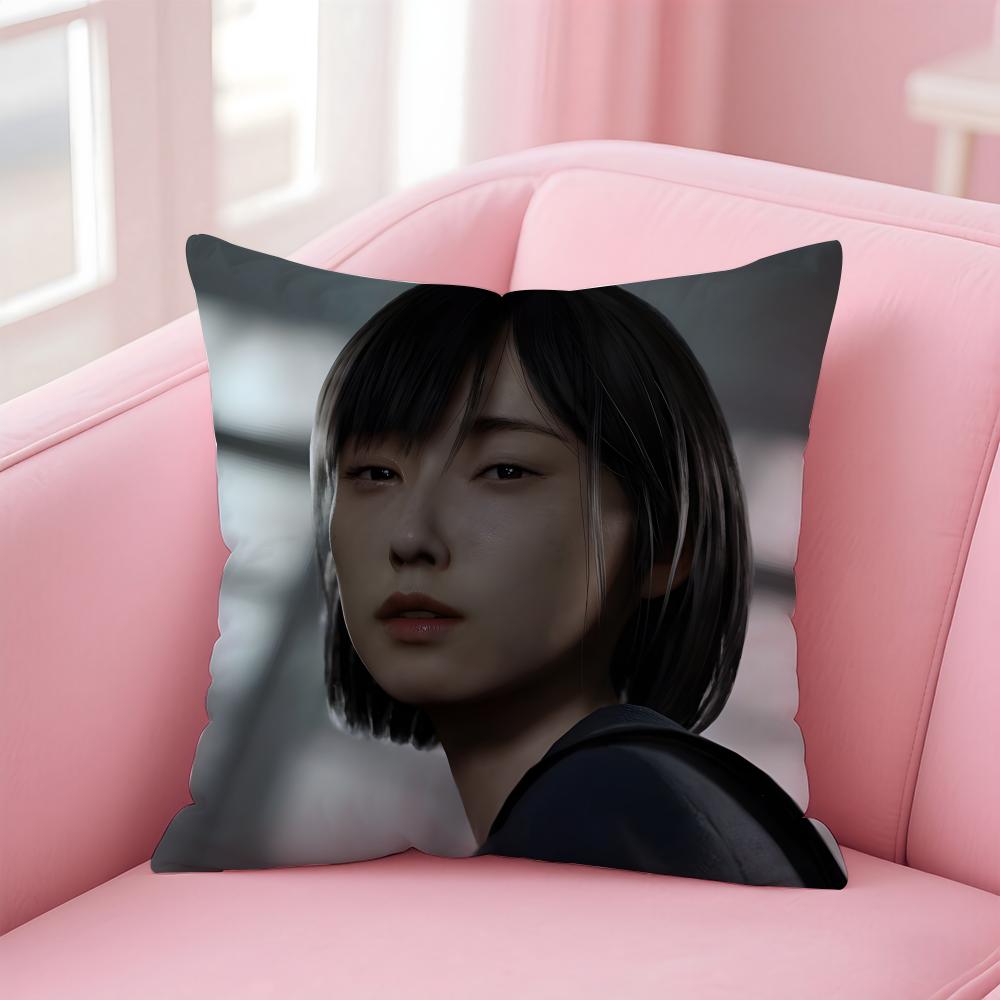 SSilent Hills Game Horror Cushion Cover Comfortable Reversible Pillow Cover Ideal For Car Sofa Bedroom & Beyond