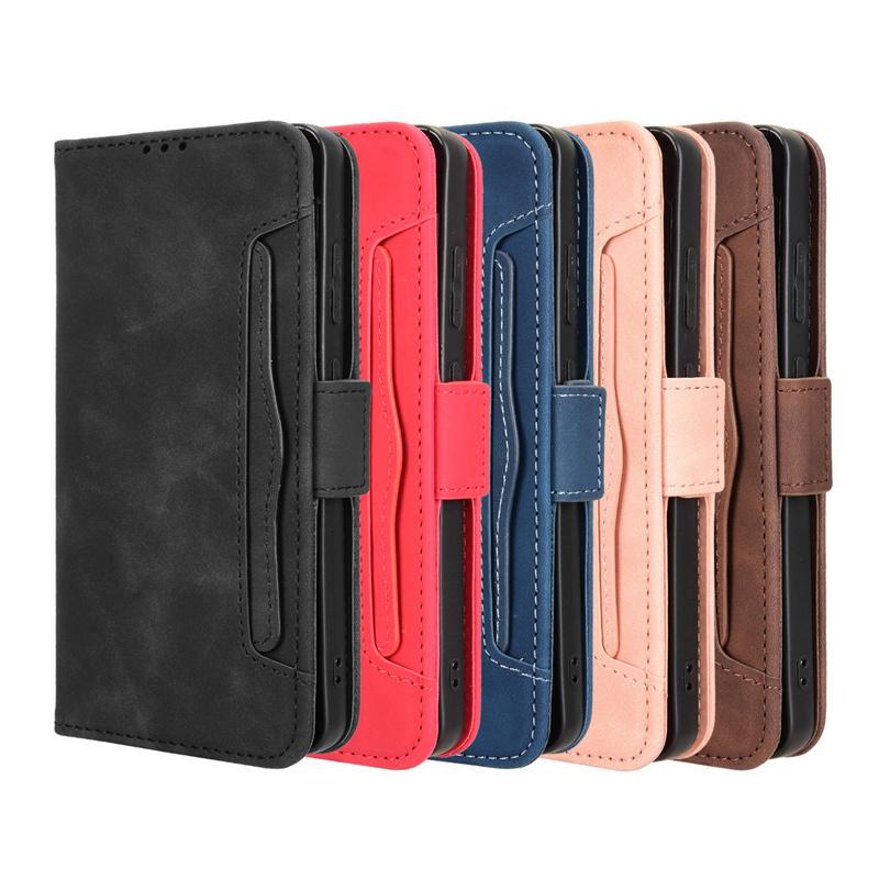 For OnePlus 13R 5G Flip Leather Case Skin Luxury Wallet Multi-card Slot Book Cover For OnePlus ACE 5 ACE 5 Pro 5G Phone Bags