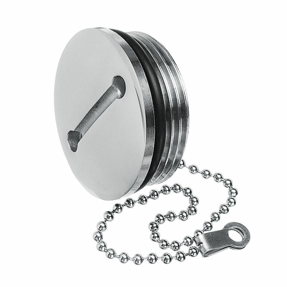 316 Stainless Steel Replacement Boat Gas Cap with Chain for Boat