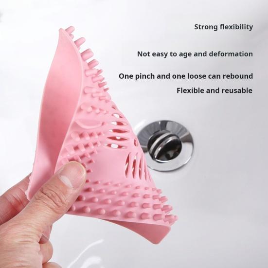 Silicone Shower Drain Cover Hair Catcher Protector for Regular Drains Drain Protector Fits Most US Standard Floor Drains In Showers Bathrooms Sinks