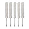 5pcs Dead Skin Remover Fork Stainless Steel Cuticle Pusher Nail Art Manicure Tools for Salon Use