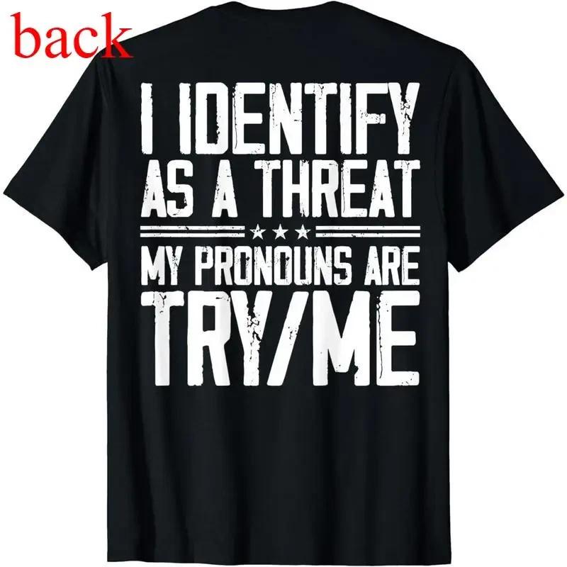 Funny Attitude Graphic T-Shirt Bold Statement Quote Tee Unisex Casual Streetwear S