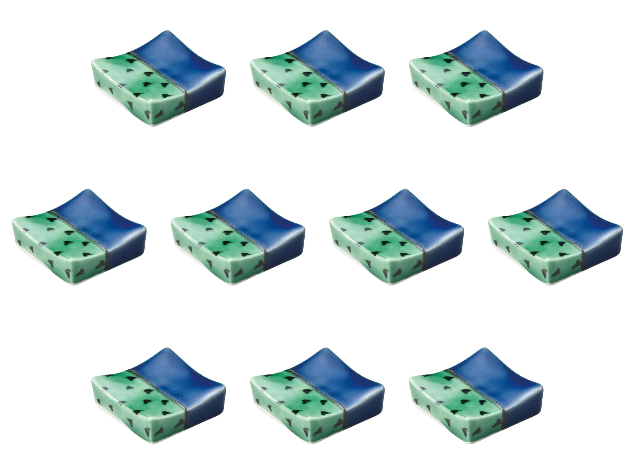 

Набор из 10 квадратных подставок для палочек Коти x Подставки для палочек Сетомонохонпо [3,7 3,7 см]