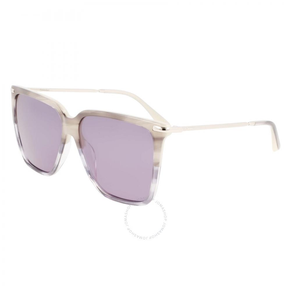 

Calvin Klein Purple Square Ladies Sunglasses CK22531S 023 57