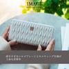 Crossmarberry Long Easy To Large Round Zipper Ivory Women's Wallet, Cute, Use, Capacity, Closure, Stylish, High-Quality Look, Quilted, Simple, Casual,