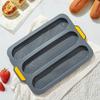 3 Slot Long Stick Bread Baking Tray Easy Clean Baking Pan Tray  Homemade Bread