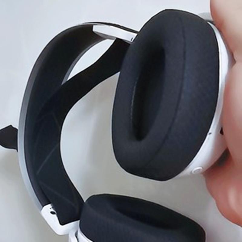 2 Pieces Earpads PU Leather or Cloth Type Ear Pads Cushion Ear Pads for Arctis 1 3 5 7 9 9X Pro Headphones