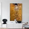 Klasická hudba Slávny Gustav Klimt Bozk Obrazy na plátne Reprodukcie Portrét Adele Bloch Umelecké Plagáty Obraz na stenu Home Decor
