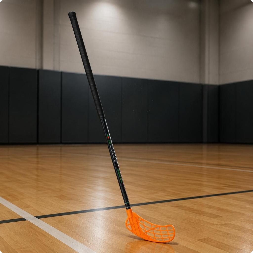 Carbon Fiber Floorball Stick Pu Grip Wrap Openwork Blade Floorball Stick