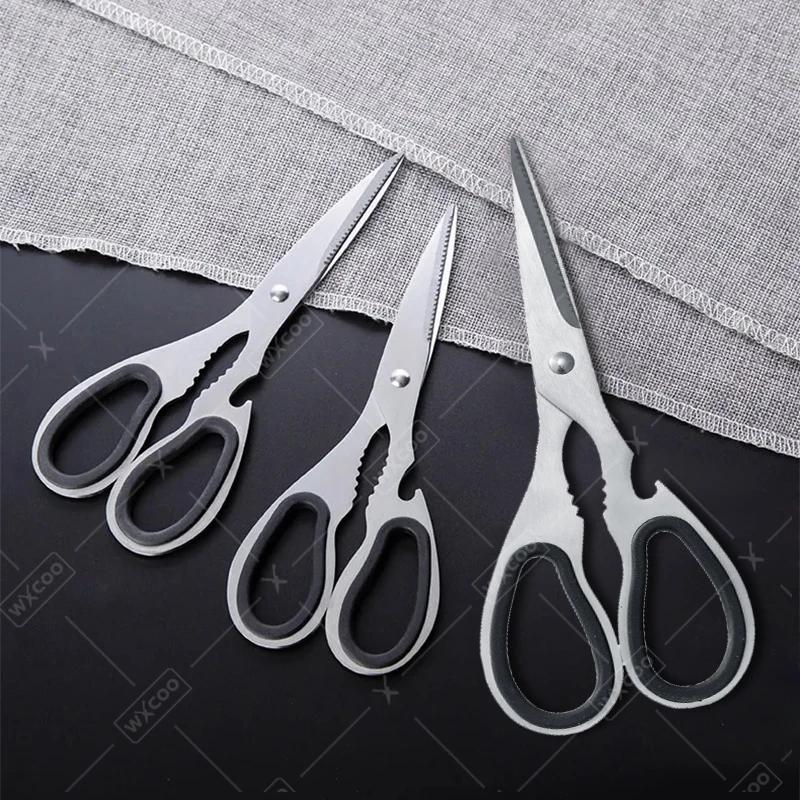 Kitchen Scissors All Steel Kitchen Shear Chicken Bone Scissors Multifunctional Bottle Opener Walnut Clip Scissors Kitchen Tools