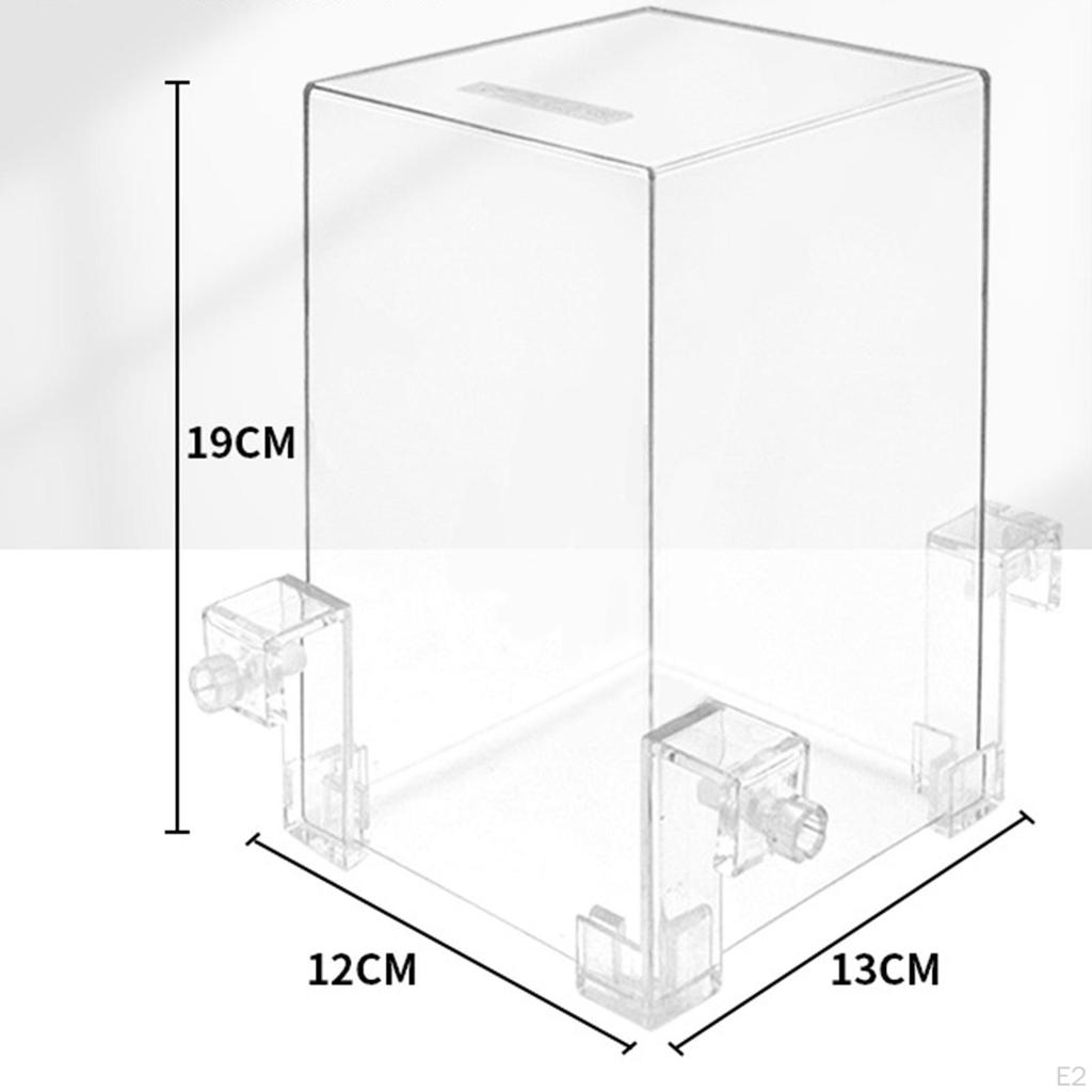 Fish Tank Landscaping Aquarium Decoration, Acrylic Transparent Breeding Isolation Box, Mini