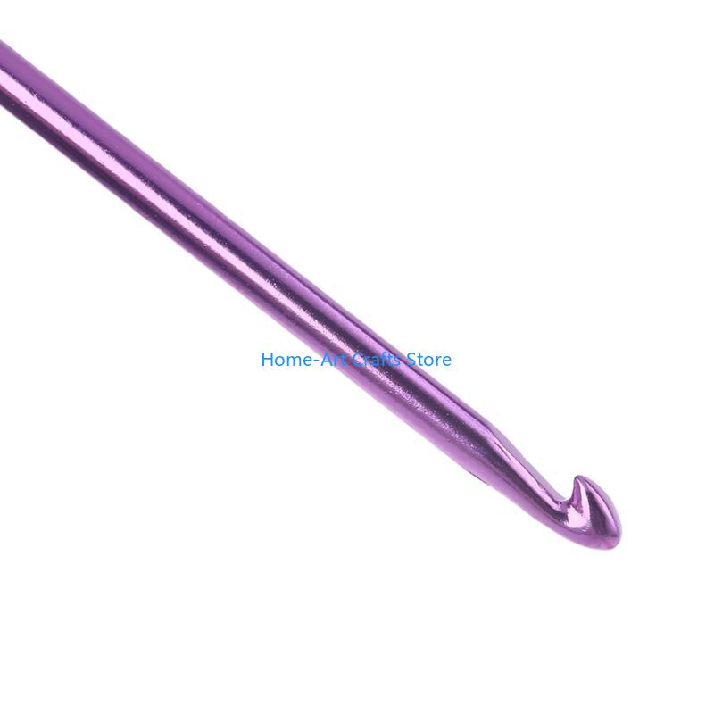 Y3NA Multicolor Tunisian Afghan Crochet Hooks, Long Aluminum Knitting Needle for Scarf Sweater Weaving