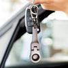 10mm Ratchet Wrench Mini Shaped Metal Racing Keychain Key Chain Ring Keyring Adjustable Wrench Hand Tools Automotive