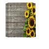 Bathroom Shower Curtain Four-Piece Shower Curtain Waterproof And Mildew-Proof Sunflower Shower Curtain Partition Curtain Free Of Punching