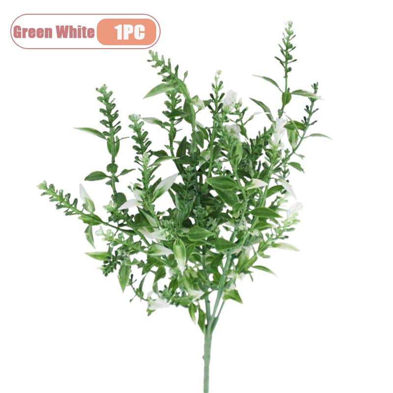 

1-10PCSArtificial Lavender Plants UV Resistant Faux Flowers Hanging Baskets DecorativeGreenery for Garden Window Home Decor Gift