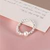Retro Heavy Industry S plain ring, non-fading opening adjustable index finger ring