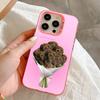 Dachshund Cartoon Case For iPhone 16,15,14,13,12,11,Pro,Max,Plus,Mini,SE Anti Fall Pink Matte Hard Bumper
