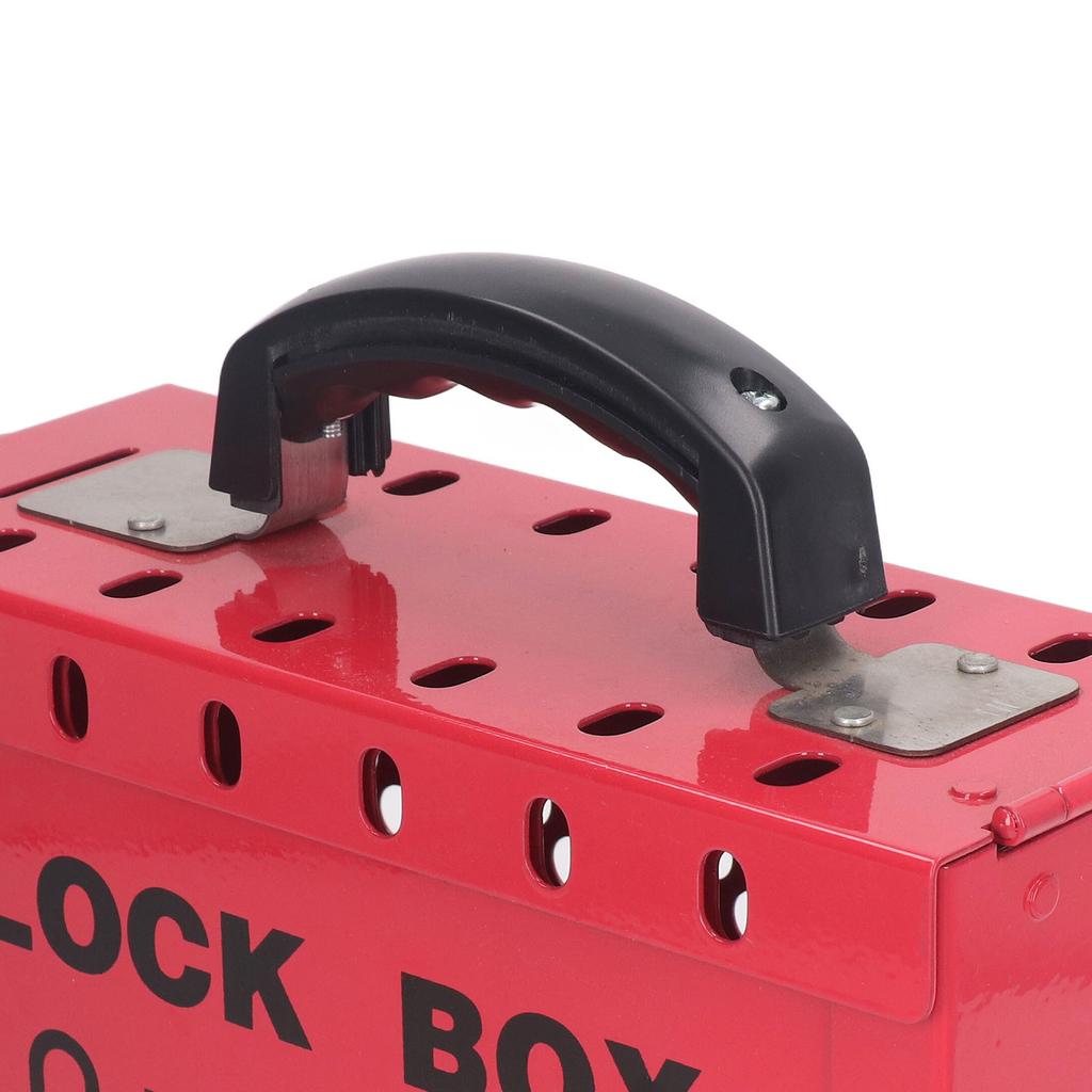 Caja de Bloqueo y Etiquetado Portátil de Seguridad Calibre 13 Caja de Bloqueo y Etiquetado Grupal Para Cumplimiento con OSHA Grupo