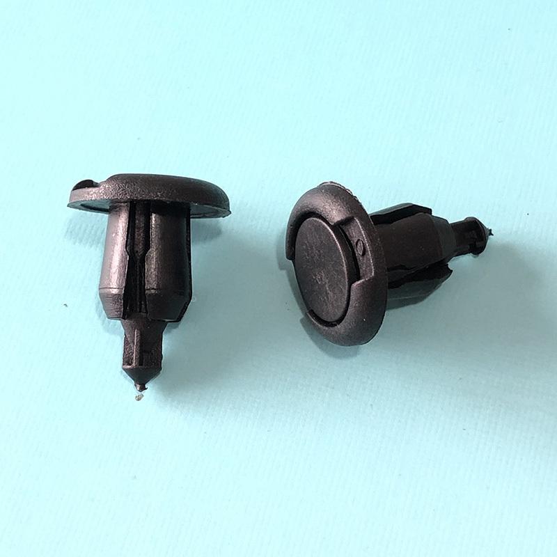 30/50Pcs 10mm Hole Car Bumper Fender Plastic Push Rivets Fastener Clips For Honda Acura Black Car Styling 91503-SZ3-003