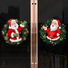 2 Santa Claus Window & Door Stickers - AFC8421