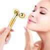 24K Gold Electric Facial Massager Y Shaped Full Body Face Tighten Micro Current Massage Roller