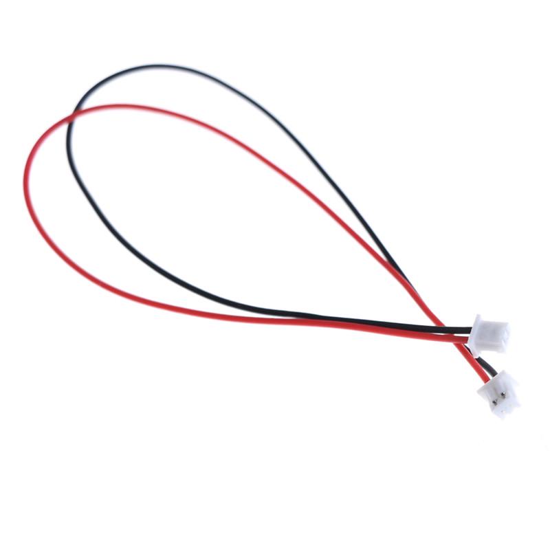 10 Stück Micro JST 2.0 PH 2-Pin Stecker mit Kabeln 150 mm