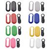 Remote Flip Key Shell Case Car Key Pad for Fiat 500 Panda Punto Bravo Replacement Key Case 3 Buttons Rubber Button Pad