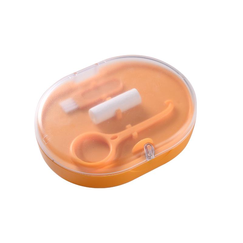 Doppelschichtige magnetische Aufbewahrungsbox mit Spiegel - Tragbare Aufbewahrung für Zahnersatz