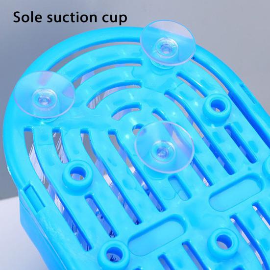 1 Pair Foot Brushes Built-In Massage Function Rich Foam Soothing