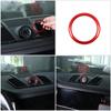 For Porsche Cayenne MACAN 718 911 Panamera Aluminium Alloy Clock Compass Stopwatch Decoration Ring Sticker Car Accessories