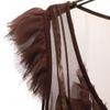 TOCCA silk No sleeve Sheer one piece 999 Brown Women Used