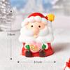 Christmas Decoration Santa Claus Snowman Figurine Fairy Christmas Miniatures Figurines Christmas Gifts DIY Home Decoration