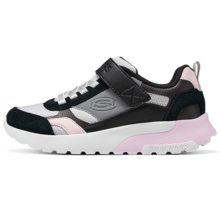 Skechers Детские Удобные Прочные Уличные Универсальные Легкие Нескользящие Амортизирующие Износостойкие Низкие Повседневные Кроссовки 310271L-BKMT 27.5