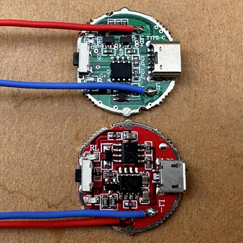Two - Speed Drive Board Flashlight Drive Accessories Circuit Board Charging Integrated Board Suitable For 10 - Watt Light Beads