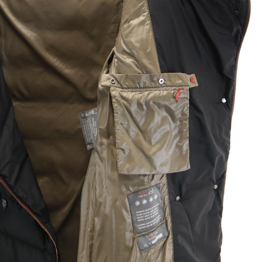 DUVETICA Made in Bulgaria Double breasted down coat 42 Charcoal black Women Used