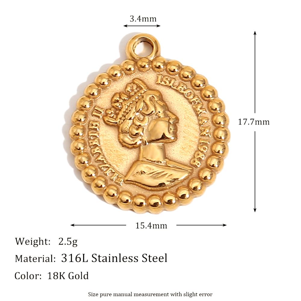 

MamacitaSlay diy Vintage Lady s Portrait Crocodile Pear Heart Natural Shell Whale Tail Waterproof charms for jewelry making