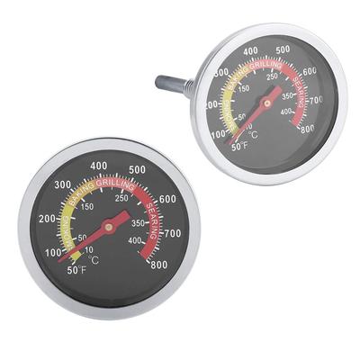 2 bucăți termometru indicator de temperatură pentru grătar grătar termostat pentru afumător