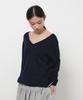 GBH APPAREL Loose V-Neck Knit / Navy