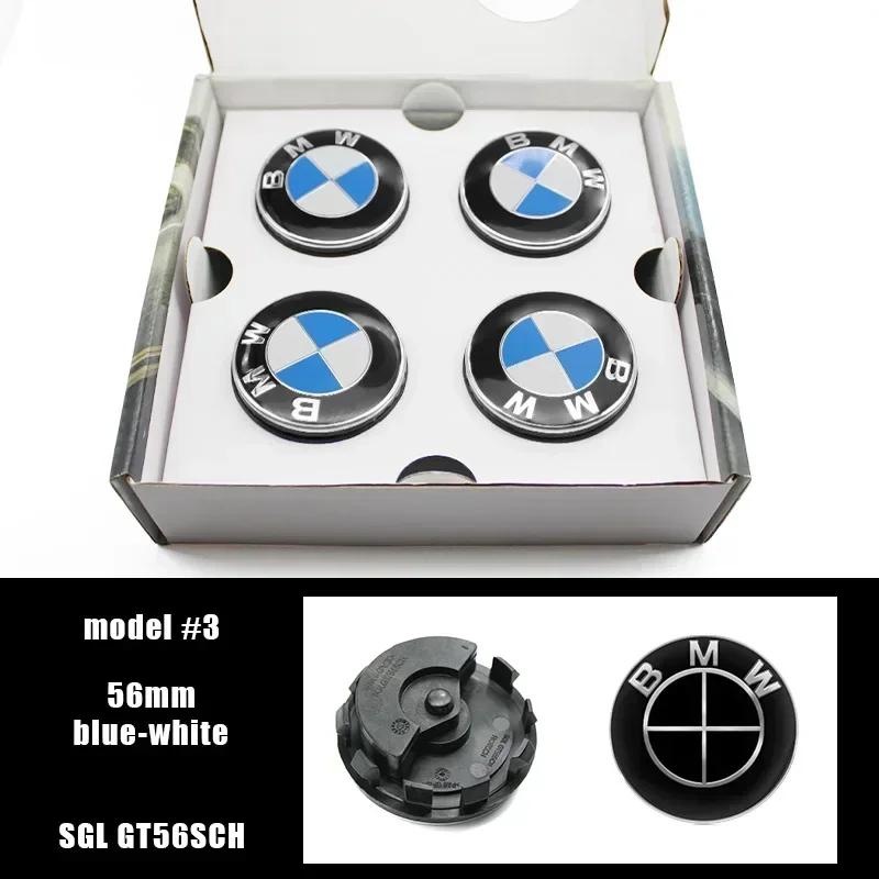 Nové 4 ks 56mm 68mm Plovoucí středové krytky kol Pro BMW G11 G12 G30 G31 G32 G38 G01 G08 G02 G05 F45 F46 F52 F48 F49 F39 Auto Ac