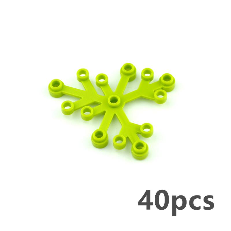 Piante Foglie Mattoncini Casa Giardino Fogliame Accessori Costruzione Fai-da-te Assembla Mattoni 2417 2423 Compatibile con
