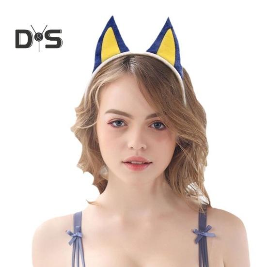 1/2 Pcs/Set Dog Costume Props Animal Ears Decor Hair Hoop Tail Set Birthday Party Cosplay Dress Up Accessories