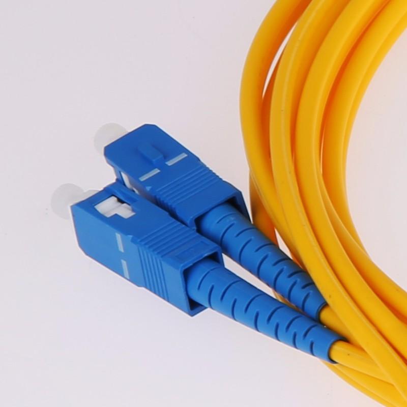 9/125um Dual Fiber Optic Patch Cord Singlemode Duplex SC/UPC LC/APC 3M OEM Telecommunication 1g25sq Cable Communication Cables
