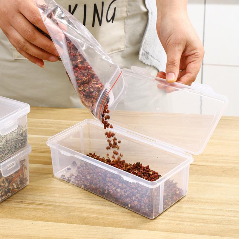 

Контейнер для хранения продуктов питания герметичной коробки для хранения приправ с крышкой
