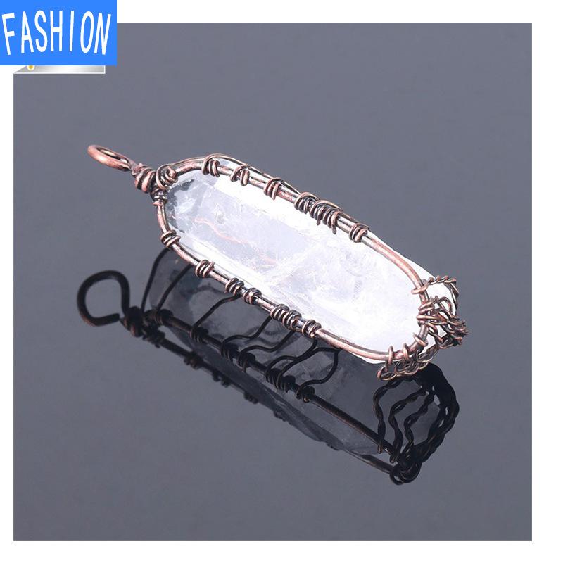 Necklaces Women'S White Crystal Necklaces European And American Fashion Hot Amorphous Accessories Crystal Pendant Size Random